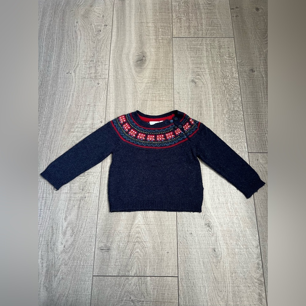 Jojo Maman Bebe Baby Sweater Size 12-18 Months